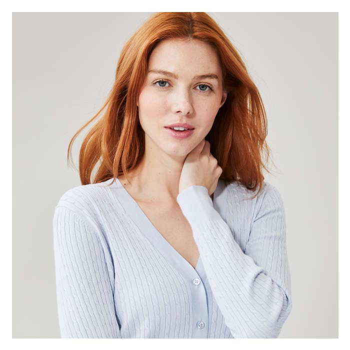Women's Cable Knit Cardigan